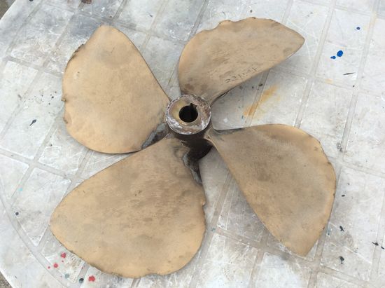Der „abgefressene“ Propeller