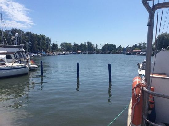 ...und in den Hafen: geräumig!