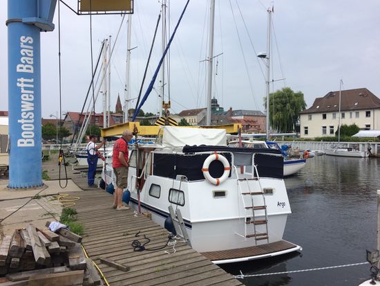 Und nach 11 Tagen wieder im Wasser!