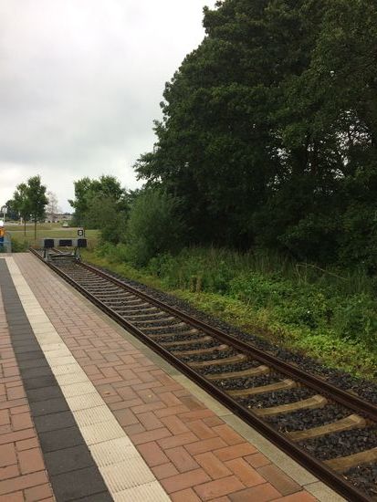 Das Ende der Welt? Nein, der HafenBahnhof Ueckermünde!