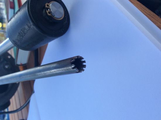 Abgesägt und geschlitzt