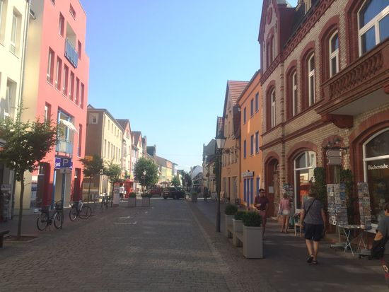 Einkaufsstraße in Barth
