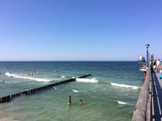 Ostsee mit Seebrücke