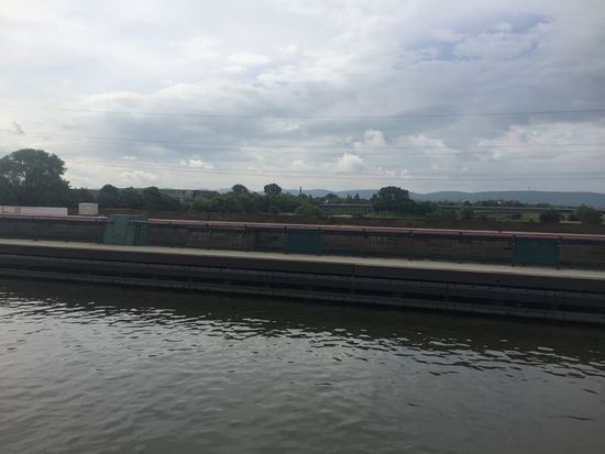 Kanalbrücke Bei Minden über die Weser