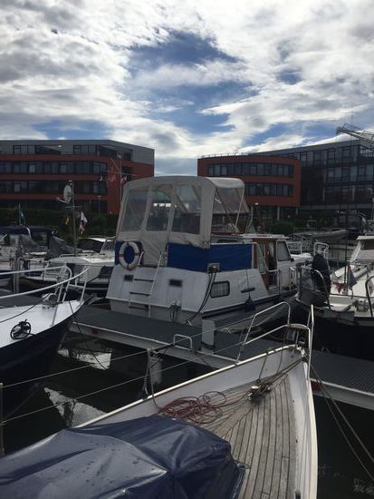 Im Hafen der Marinekameradschaft Hannover, der Hafenmeister ist ein echtes Original