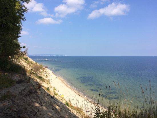 Steilufer zwischen Sellin und Binz