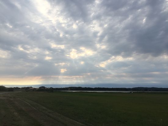 Wolken über dem Selliner See