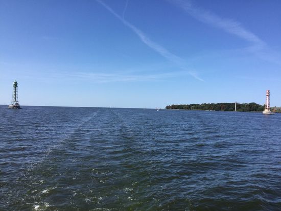 Blick zurück aufs Haff