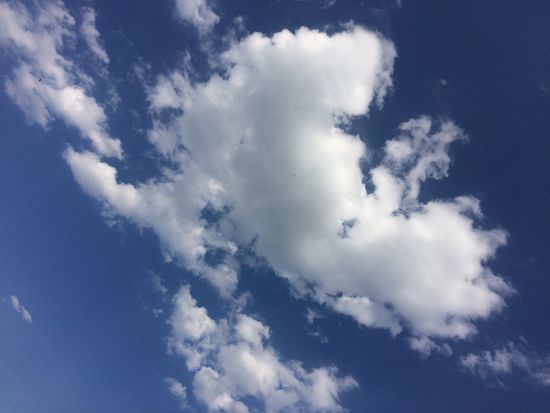 Immerhin schöne Wolken