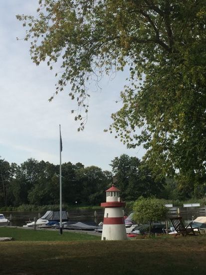 Oderberg Hafen, Blick vom Restaurant
