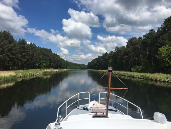Das übliche schönes-Wetter-Kanalbild