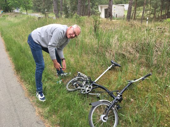 Reparaturschaum in der ersten Anwendung