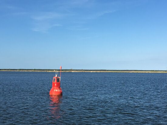 Ein schöner Abend auf dem Wasser