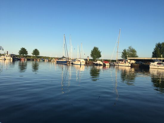 Abendstimmung im Hafen