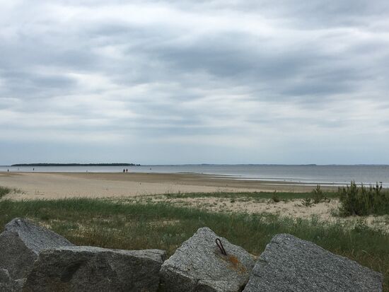 Letzter Blick über den Peenestrom