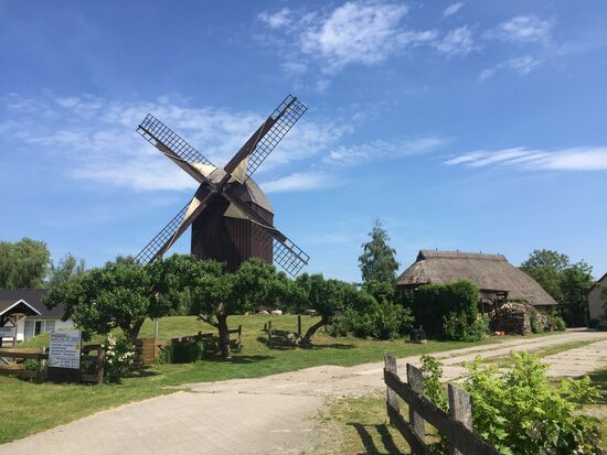 Haben sogar eine Windmühle entdeckt!