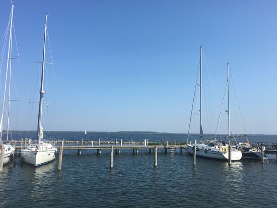 Blick vom Liegeplatz