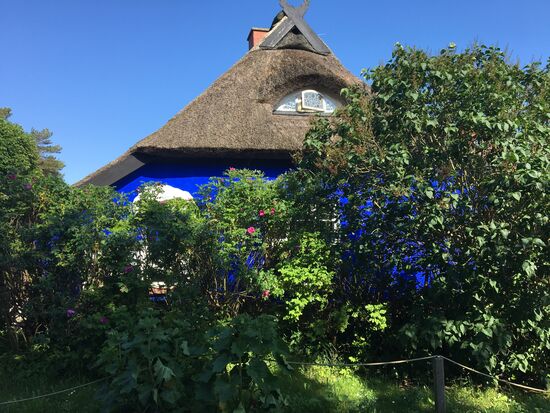 Das blaue Haus in Vitte
