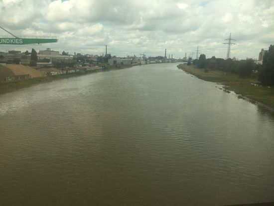 Der Rhein bei Mannheim