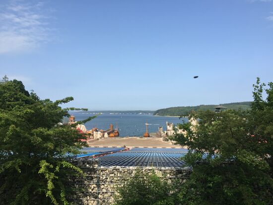 Blick auf das Festspielgelände