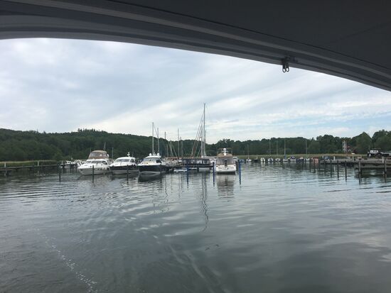 Rückblick Hafen Ralswiek