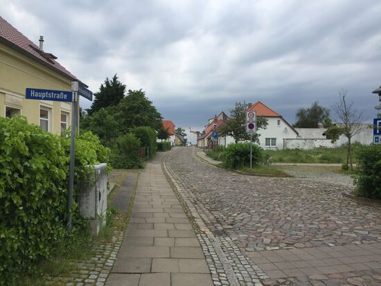 Nebenstrasse in Wiek