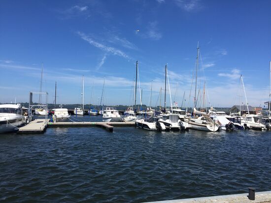 Unser schöner Hafen am Morgen