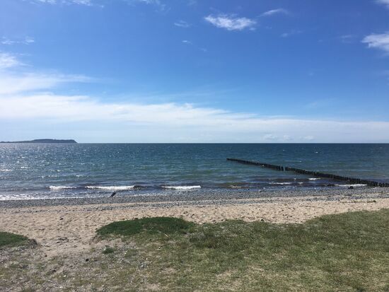Dranske Ostseeblick und Blick auf Hiddensee