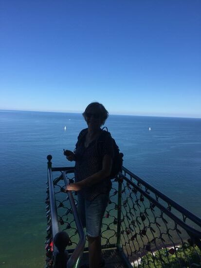 Der Austritt zum Fotographieren