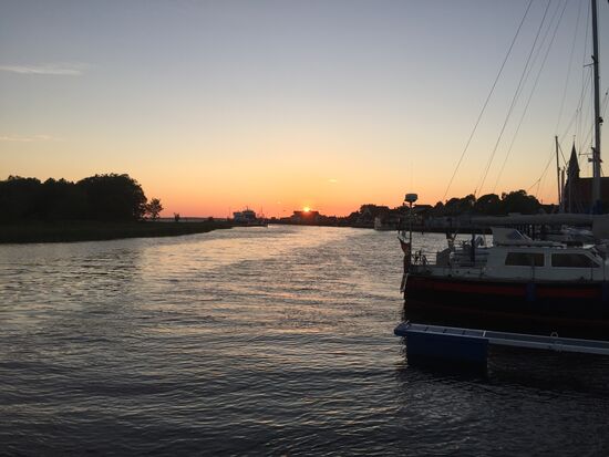 Wieder schöner Sonnenuntergang
