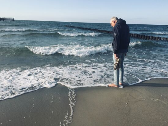 Wasser bis an die Füsse