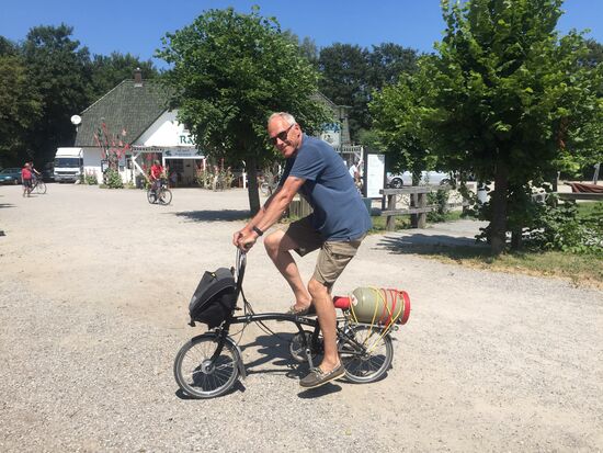 Abfahrt mit leerer Gasflasche