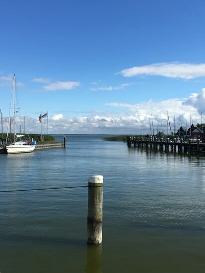 Schöner Abend im Hafen