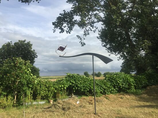 Blick Richtung Bodden