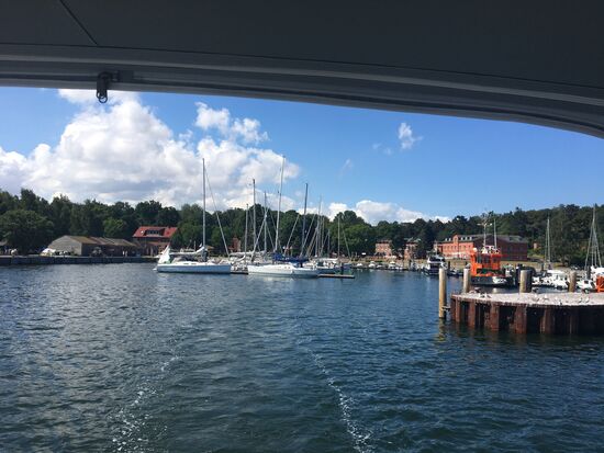 Blick zurück auf Barhöft