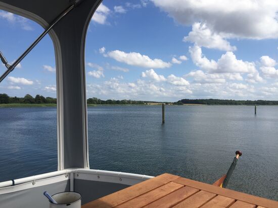 Blick vom Achterdeck