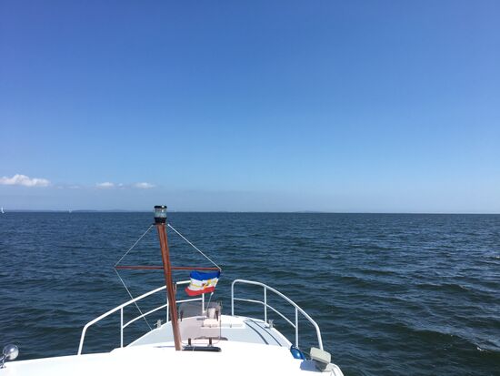 Die Ostsee vom Greifswalder Bodden aus gesehen