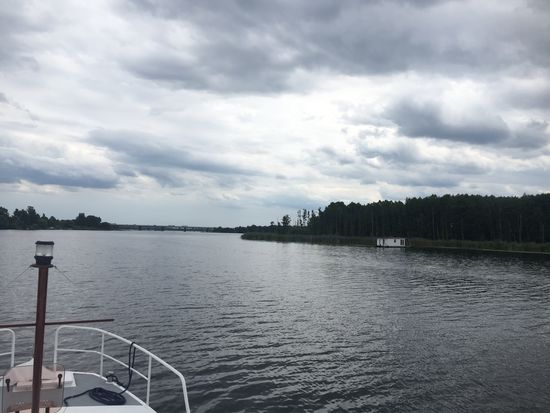 Breite Havel mit Hausboot