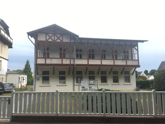 Bansin Haus Waldfriede, wo Annes Mutter in ihrer Jugend im Ferienlager war.
