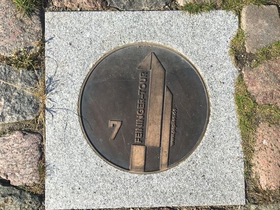 Auf dieser Platte in der Richtung schauend ist ein Feiningerbild entstanden (nächstes Bild):