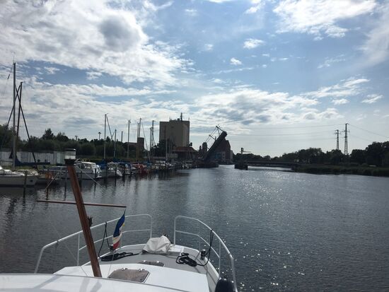 Klappbrücke in Anklam