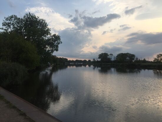 Blick auf den Hafen ( in der Ferne)