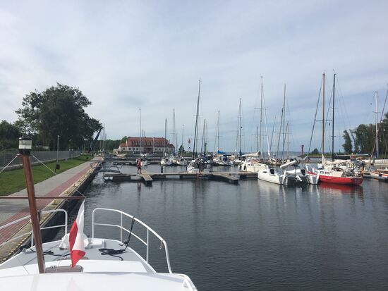 Schönes Plätzchen im neuen Hafen von Ziegenort