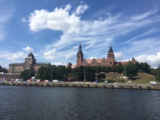 Stettin diesmal im Vorbeifahren