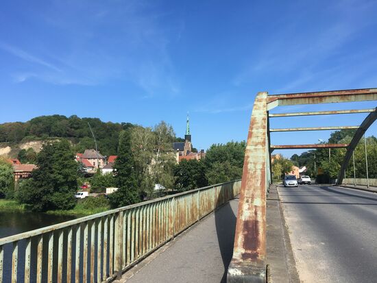 Oderbergs Brücke über den Kanal