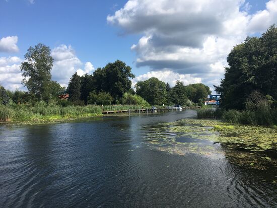 Ehemaliger Yachthafen Liebenwalde - wegen fehlender Einigung der Stadt Liebenwalde und dem Besitzer der Steganlage jetzt geschlossen