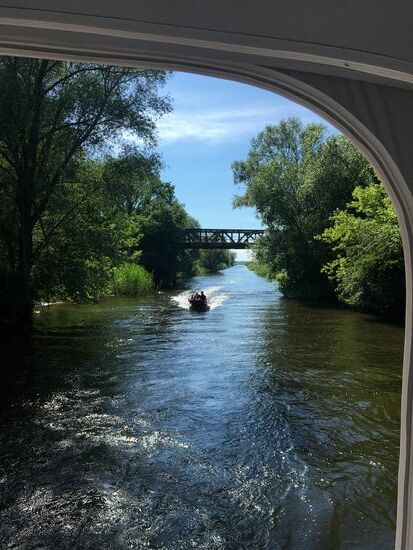 Im Kanal zum Hohennauenersee