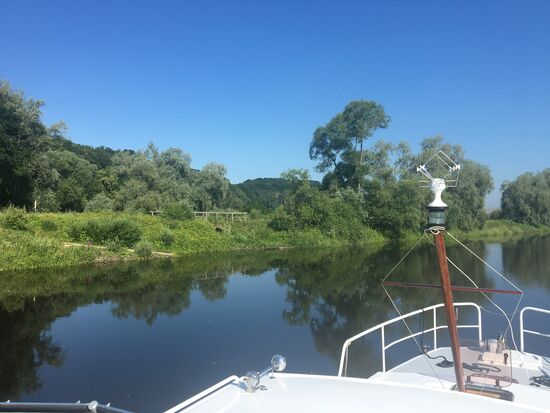 Auf die Elbe