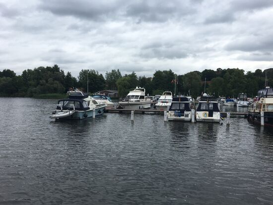 Rückblick auf Möllner Hafen
