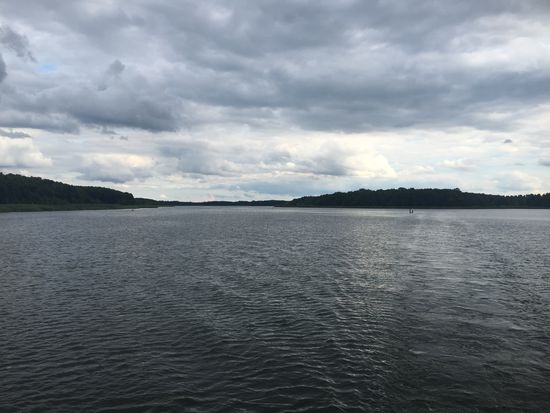 Und grosse Seen waren auch dazwischen und der Ruppiner See natürlich, der kommt morgen